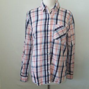 Aeropostale Prince & Fox Aero Plaid Button Up Shir